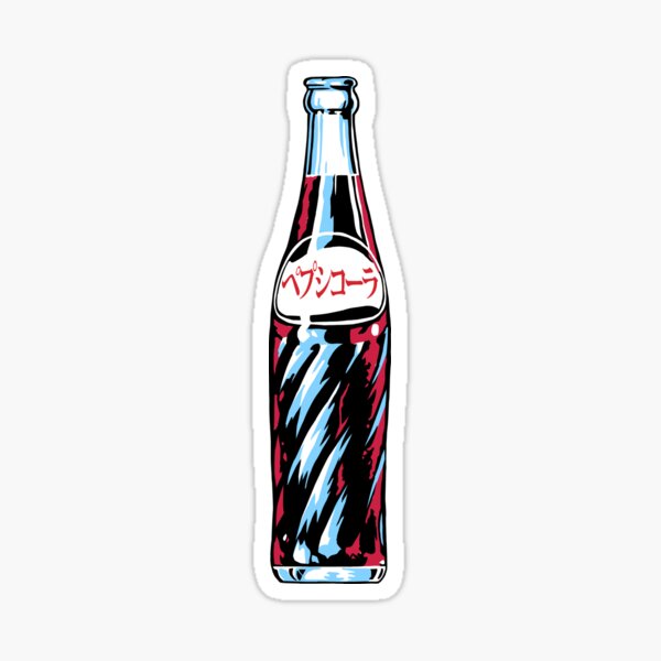 Pepsi Cola 4" Wide Bumper Sticker Decal 