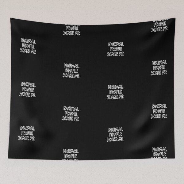 Item preview, Normal people scare me designed and sold by lenamacuka.