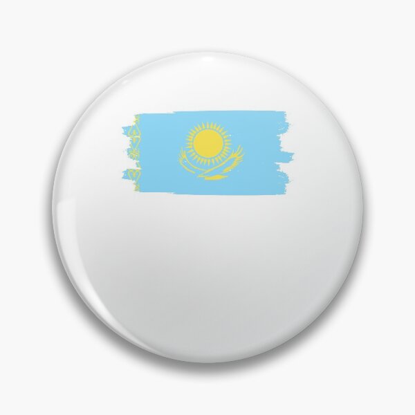 Artikelvorschau, Kasachstan Flagge - Kasachstan retro entworfen und verkauft von pirminio.