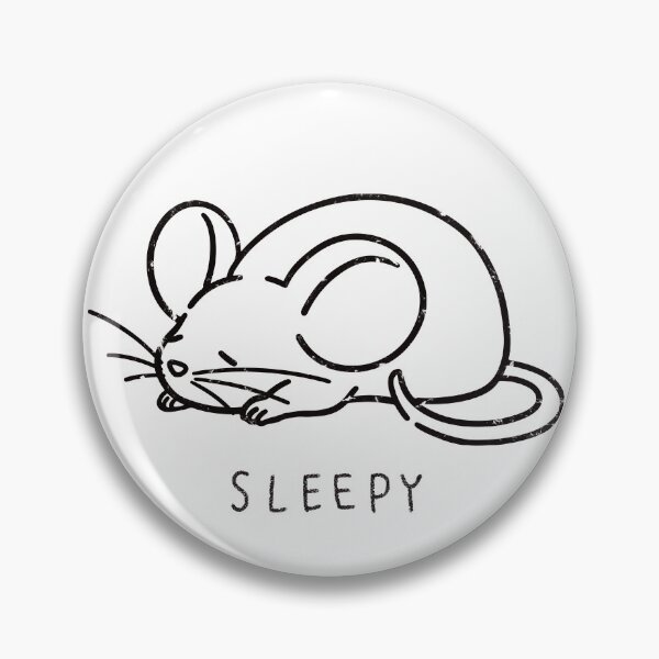 Item preview, Sleepy Cute Mouse designed and sold by You Store.