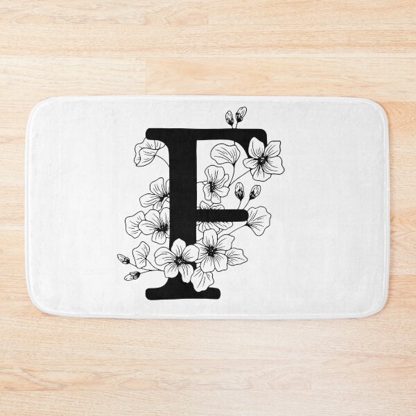 Item preview, F Botanical Monogram designed and sold by artjojo.