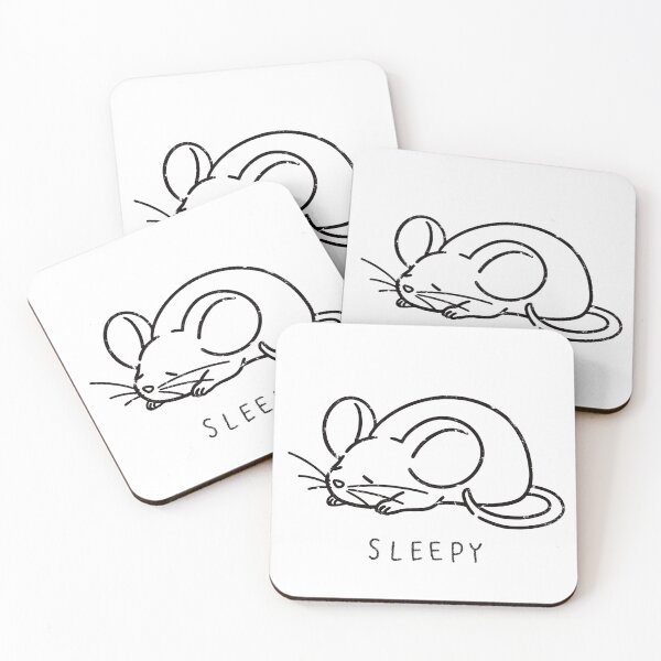 Item preview, Sleepy Cute Mouse designed and sold by You Store.