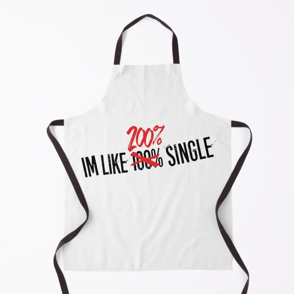 Item preview, I'm Like 200% Single and Loving It designed and sold by GnarlyGatorTees.