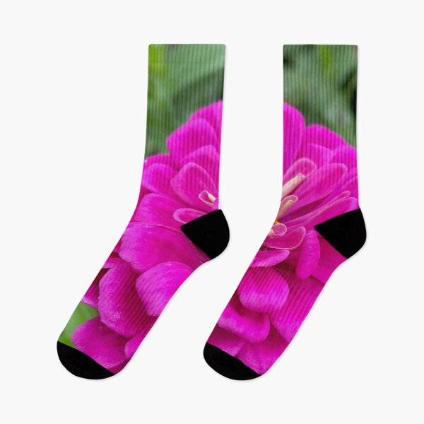 Item preview, zinnia pink flower designed and sold by collazodesigns.