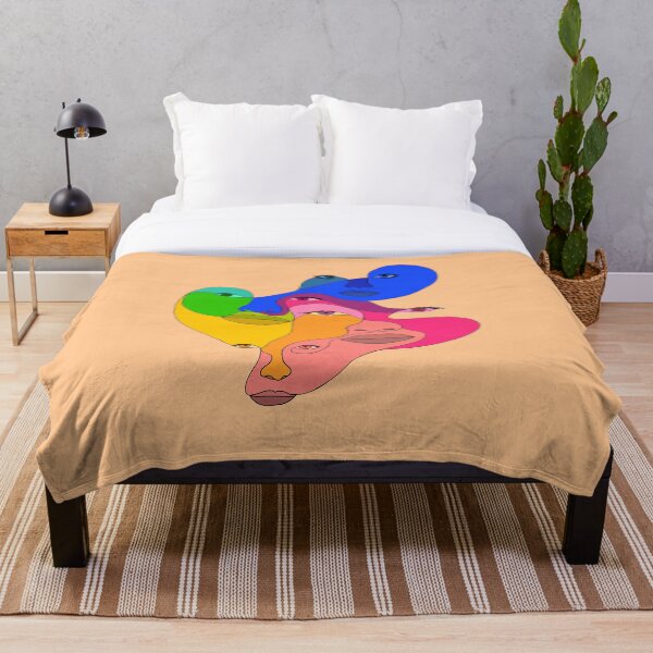 Item preview, Rainbow Minimalistic Faces  designed and sold by Emily Boynton.