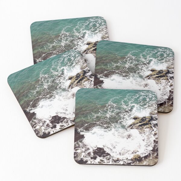 Item preview, Turquoise Splashing Ocean designed and sold by ALEX PHOTO DREAMS.