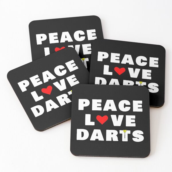 Item preview, Peace. Love. Darts designed and sold by TheGreenGoat.
