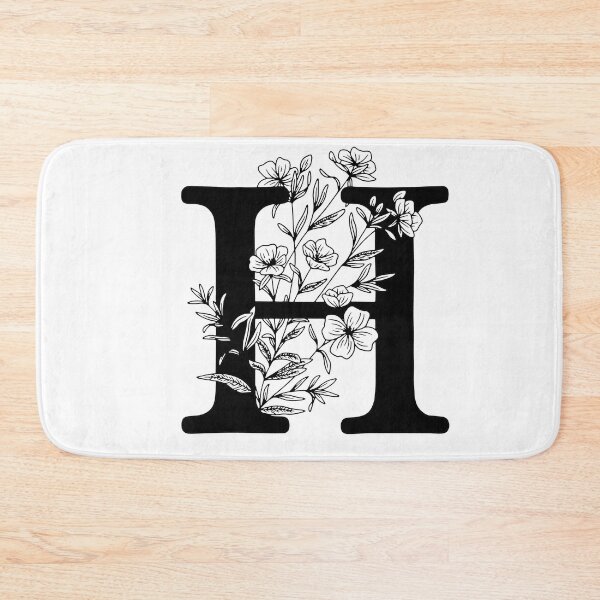 Item preview, H Botanical Monogram designed and sold by artjojo.