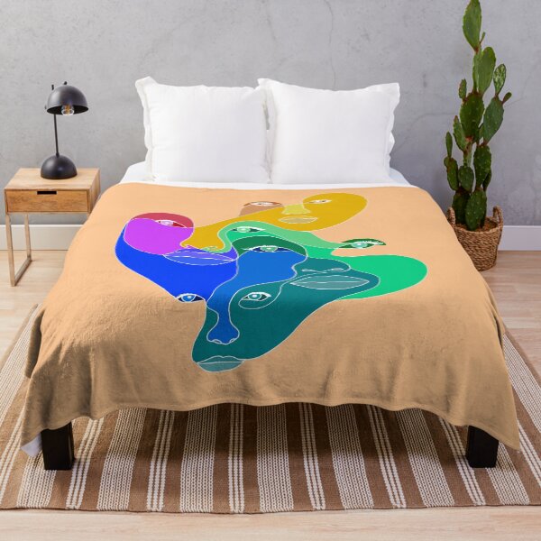 Item preview, Inverted Rainbow Minimalistic Faces designed and sold by Emily Boynton.