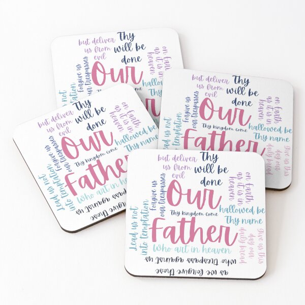 Item preview, The Lord's Prayer Word Cloud designed and sold by DeepLife.