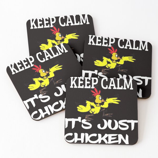 Item preview, Keep Calm It's Just Chicken designed and sold by Ann Conger.