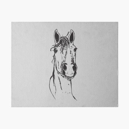 Horse head Art Board Print