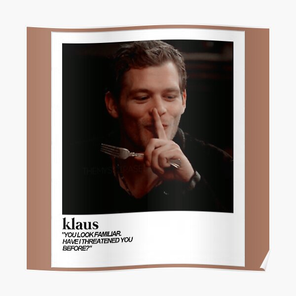 ♡ niklaus mikaelson polaroid ! kishani. Poster