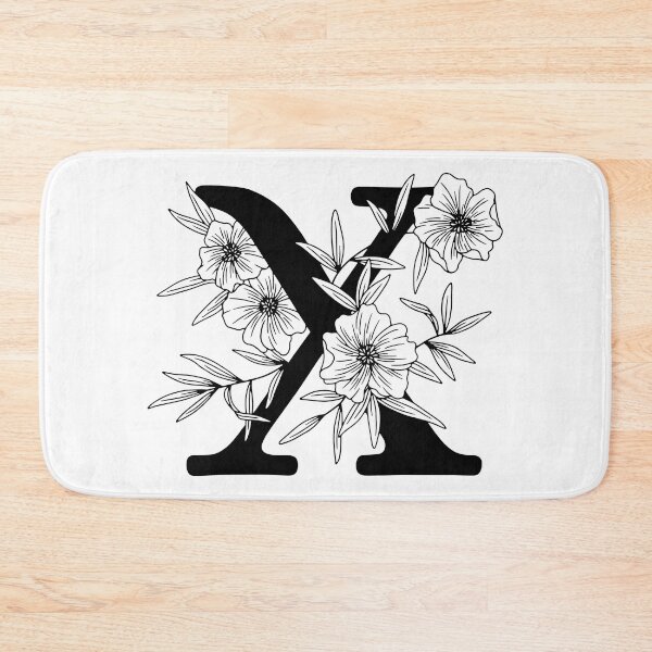Item preview, X Botanical Monogram designed and sold by artjojo.