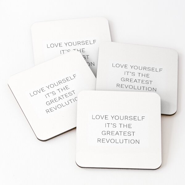 Item preview, Love Yourself It’s The Greatest Revolution  designed and sold by PetitePeche.