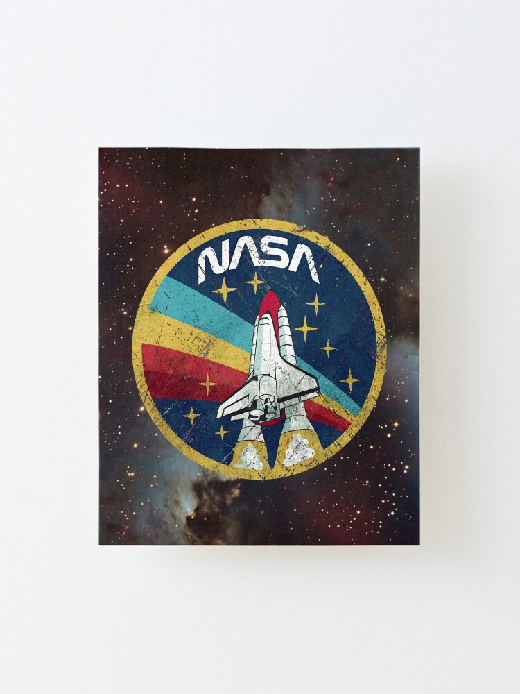 Alternate view of Nasa Vintage Colors V01 Mounted Print