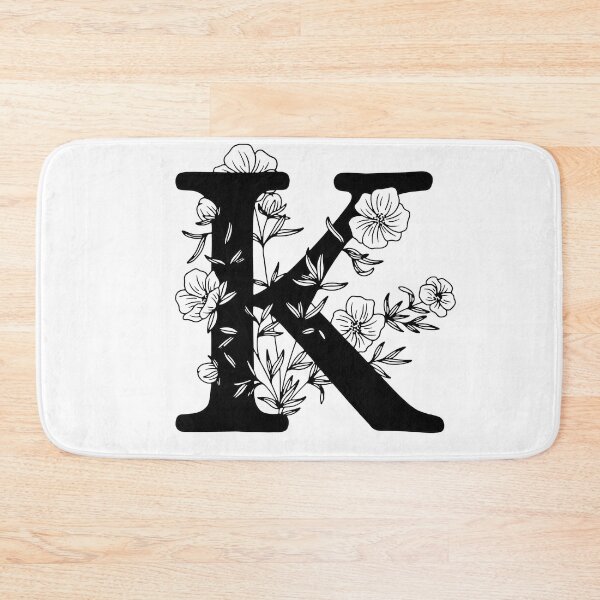 Item preview, K Botanical Monogram designed and sold by artjojo.