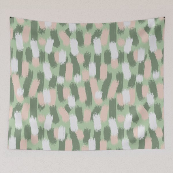 Item preview, Green Brush Strokes Pattern Overall Design designed and sold by NancyMerkle.