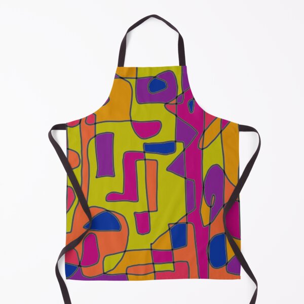 Aperçu de l'œuvre Doodle rétro dessiné à la main de couleur audacieuse créée et vendue par NancyMerkle.