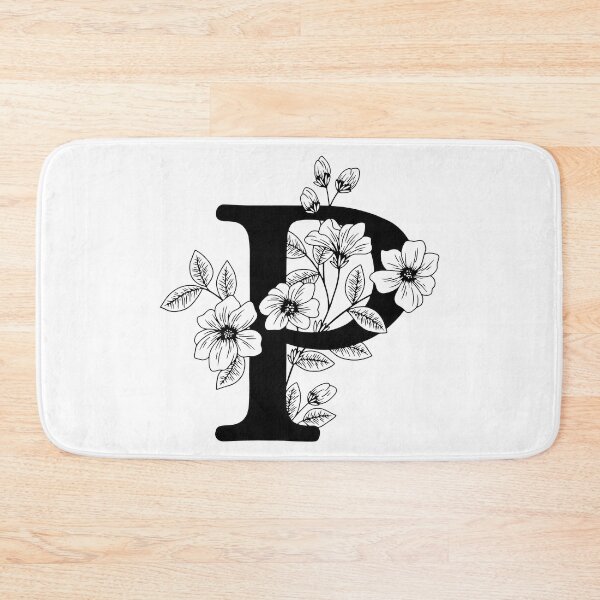 Item preview, P Botanical Monogram designed and sold by artjojo.