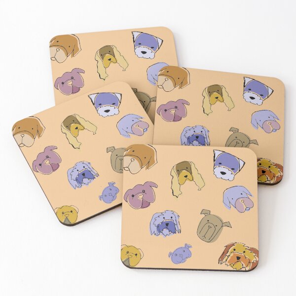 Item preview, Dog Face Cartoon Pattern Design Drawings designed and sold by NancyMerkle.