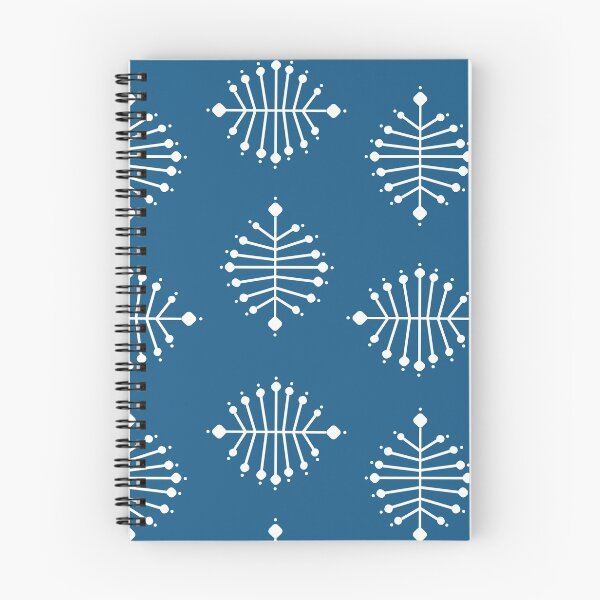Item preview, White stylized spider on blue background designed and sold by TheMurphyGirl.