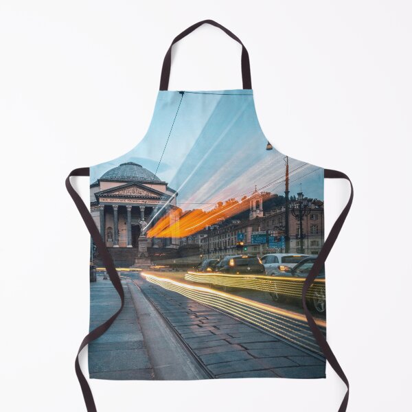 Item preview, displate posters Turin Italy long exposure city designed and sold by Long Exposure.