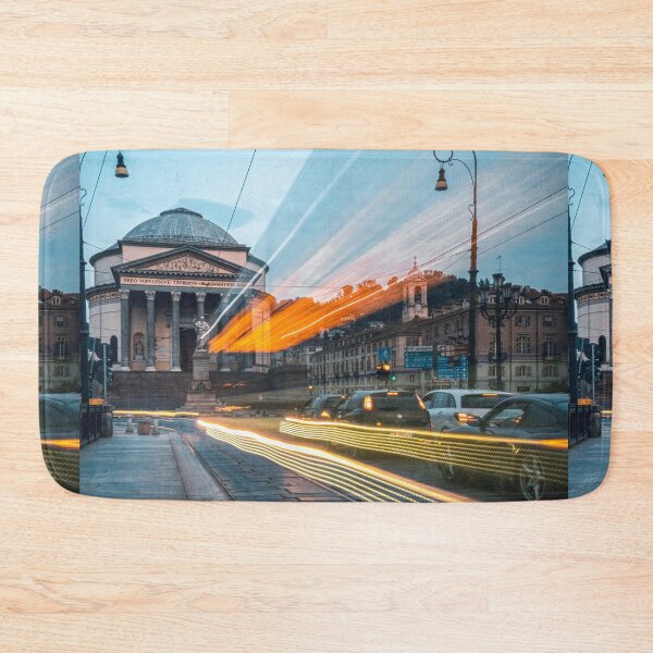 Item preview, displate posters Turin Italy long exposure city designed and sold by Long Exposure.
