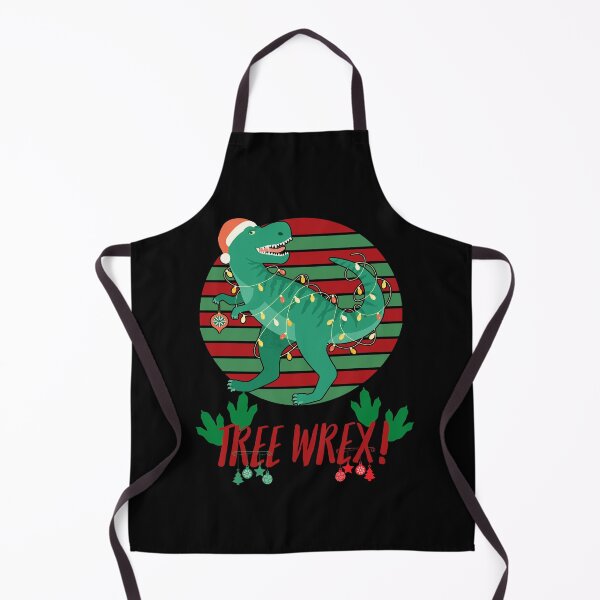 Item preview, Tree Wrex! T Rex Christmas Tree Funny Dinosaur Pun Joke Sunset designed and sold by RKSDesigns.