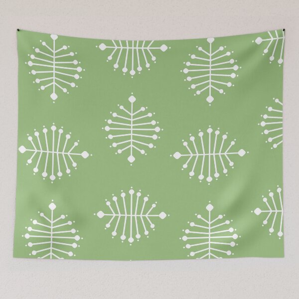 Item preview, Stylized white spider on green background designed and sold by TheMurphyGirl.