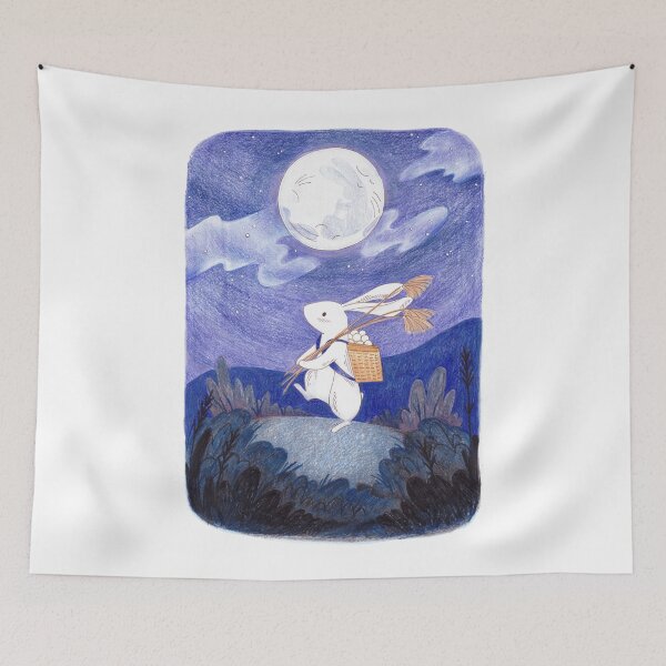 Item preview, To the Moon Viewing Celebration designed and sold by inking-green.
