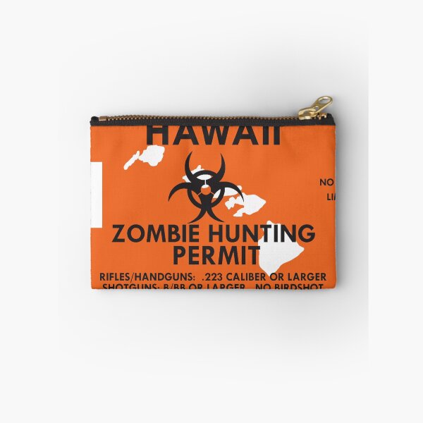 Item preview, Zombie Hunting Permit - HAWAII designed and sold by SMALLBRUSHES.