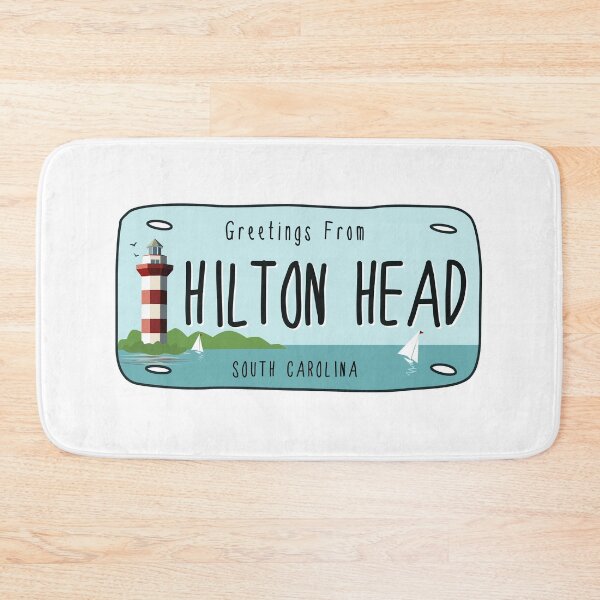 Item preview, Greetings From Hilton Head Island South Carolina License Plate designed and sold by LouiseFranksArt.