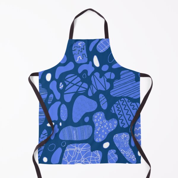 Item preview, Classic Blue Organic Shapes Pattern designed and sold by NancyMerkle.