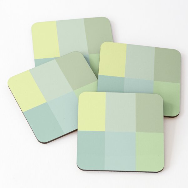 Item preview, Green Pastel Rectangles Collage designed and sold by StayCuztom.