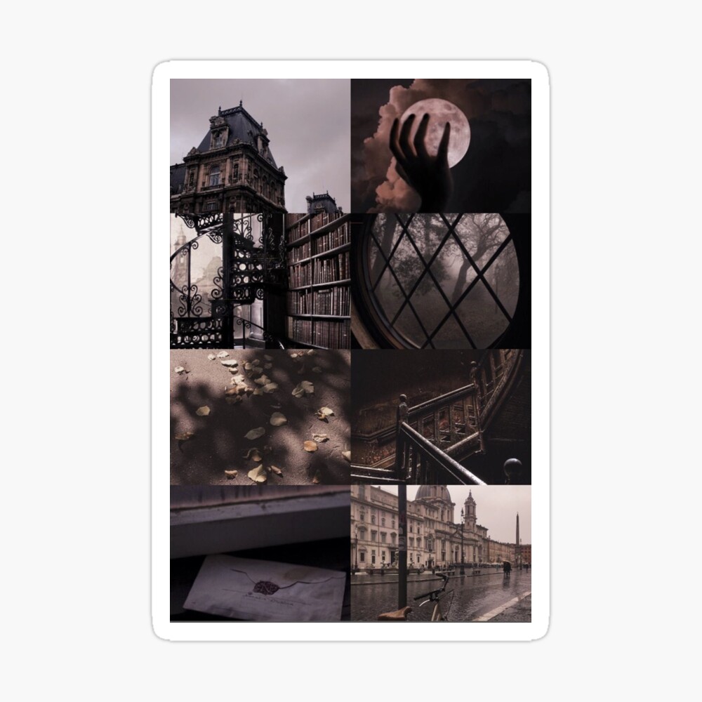 Dark academia Aesthetic wall collage kit 60 pics