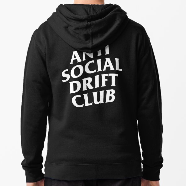 Anti Social Drift Club Zipped Hoodie