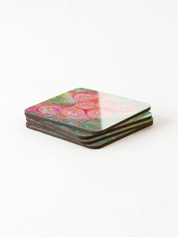 Thumbnail 4 of 5, Coasters (Set of 4), Joy In Spring designed and sold by aebrahimi.