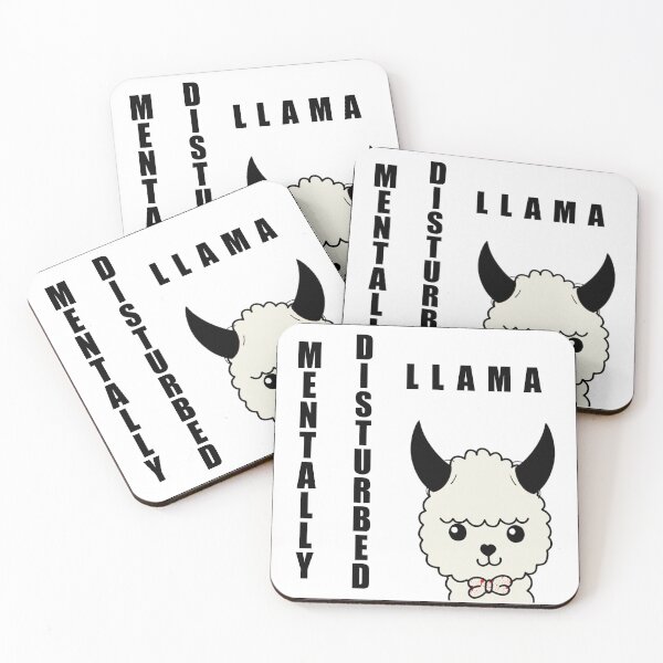 Item preview, MENTALLY DISTURBED LLAMA designed and sold by MBartistic.