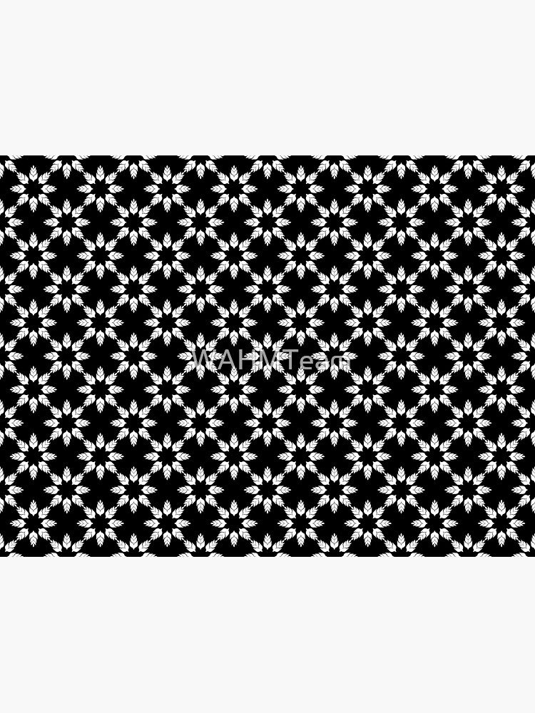 Black and White Floral Pattern by WAHMTeam
