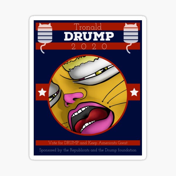 Vista previa del artículo con la obra «Tronald Drump 2020», diseñado y vendido por EnnuiforAll.