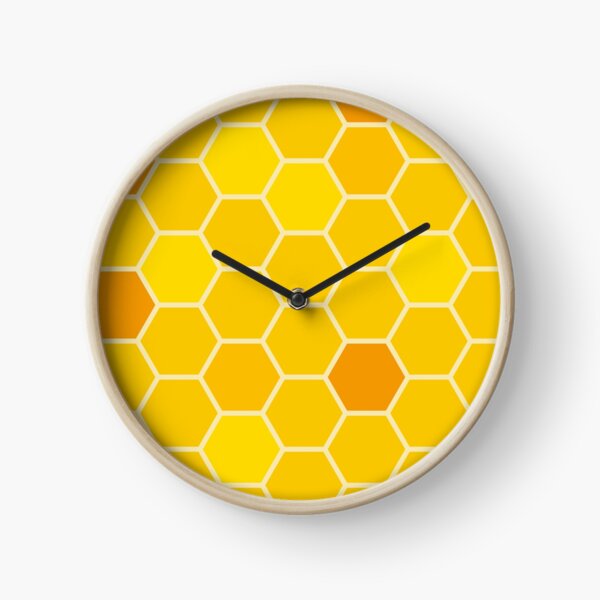 Honeycomb Pattern Clock