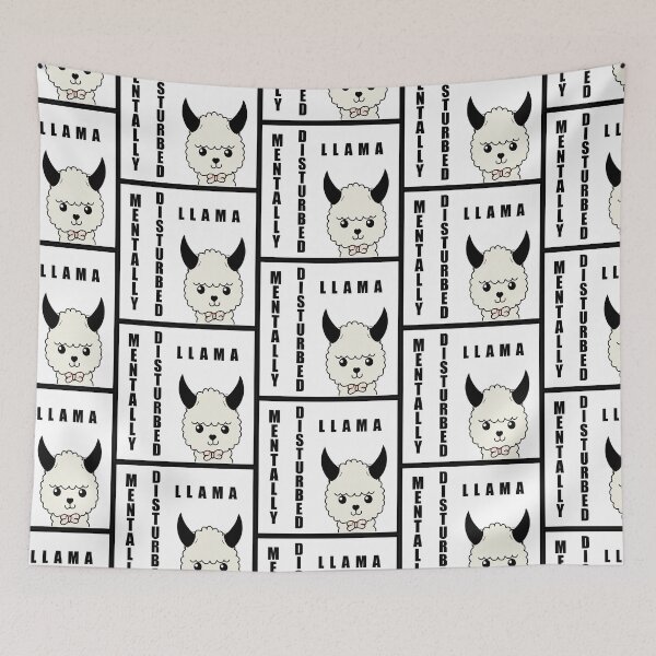 Item preview, MENTALLY DISTURBED LLAMA designed and sold by MBartistic.