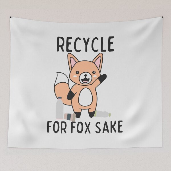 Item preview, Recycle, For Fox Sake designed and sold by Hedda Young.
