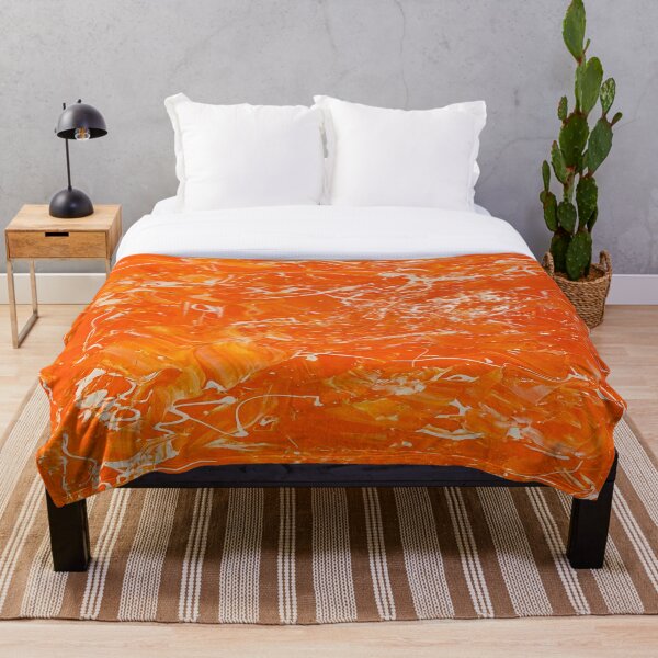 Item preview, Colourful Abstract Orange Cream Painting designed and sold by Bingo Muchacho.