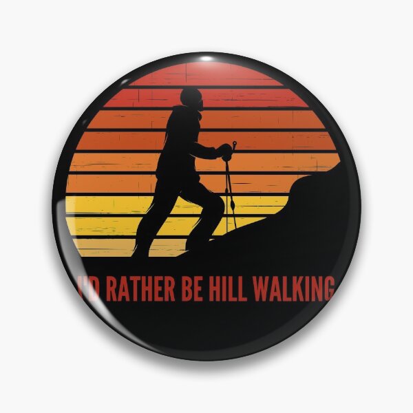 Item preview, I'd rather be hill walking - vintage sunset graphic designed and sold by JellyBeenzz.