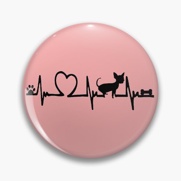 Item preview, Heartbeat Chihuahua Chihuahua Heartbeat I Love Chihuahua Chihuahua Lovers Chihuahua Friends Funny Cute Cool Gift For Chihuahua Lovers   designed and sold by imad68.