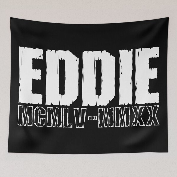 Item preview, EDDIE MCMLV-MMXX-White designed and sold by BLACKSUN-SHOP.