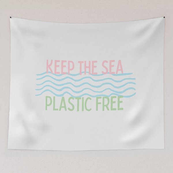 Item preview, Keep The Sea Plastic Free designed and sold by Hedda Young.