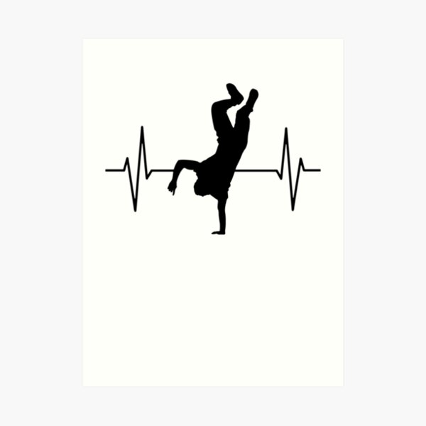 Street Dance Hip Hop Dance Break Dance Gift Art Print